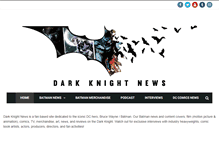Tablet Screenshot of darkknightnews.com